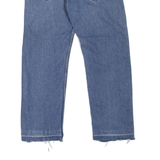 LEVI'S 505 Jeans Mens Blue Regular Straight Stone Wash W34 L26