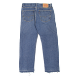 LEVI'S 505 Jeans Mens Blue Regular Straight Stone Wash W34 L26