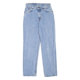 LEVI'S 550 MADE IN USA Jeans Orange Tab Boys Blue Tapered 90s W24 L27