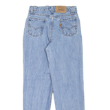 LEVI'S 550 MADE IN USA Jeans Orange Tab Boys Blue Tapered 90s W24 L27