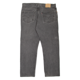 LEVI'S 505 Jeans Mens Grey Regular Straight 90s W42 L30