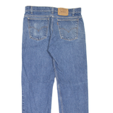 LEVI'S 505 Jeans Orange Tab Mens Blue Regular Straight Stone Wash W36 L32