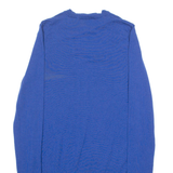 DKNY Lightweight Womens Jumper Blue Tight Knit Wool S