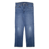 LEVI'S 505 Jeans Mens Blue Regular Straight Stone Wash W36 L32