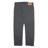LEVI'S 502 Jeans Mens Grey Regular Tapered W32 L27