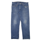 LEVI'S 505 Jeans Mens Blue Regular Straight Stone Wash W34 L30