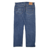 LEVI'S 505 Jeans Mens Blue Regular Straight Stone Wash W34 L30