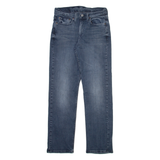 LEVI'S 514 Jeans Mens Blue Slim Straight Stone Wash W28 L30