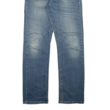 LEVI'S 513 Jeans Mens Blue Slim Straight Stone Wash W32 L32