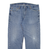 LEVI'S 505 Jeans Mens Blue Regular Straight Stone Wash W40 L30