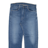 LEVI'S 505 Jeans Mens Blue Regular Straight Stone Wash W34 L27