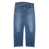 LEVI'S 505 Jeans Mens Blue Regular Straight Stone Wash W34 L27