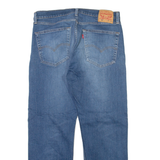LEVI'S 505 Jeans Mens Blue Regular Straight Stone Wash W34 L27