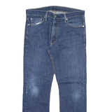LEVI'S 513 Jeans Mens Blue Slim Straight Stone Wash W33 L30