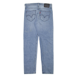 LEVI'S 521 Jeans Mens Blue Regular Straight Stone Wash W31 L31