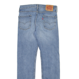 LEVI'S 513 Jeans Mens Blue Slim Straight Stone Wash W30 L32