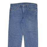 LEVI'S 505 Jeans Mens Blue Regular Straight W38 L30