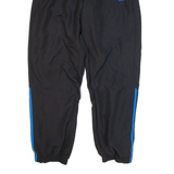 ADIDAS Mens Track Pants Black Tapered L W28 L30