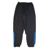 ADIDAS Mens Track Pants Black Tapered L W28 L30