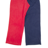 FILA Mens Sweatpants Blue Wide-Leg M W28 L28