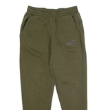 PUMA Mens Joggers Green Tapered S W26 L27