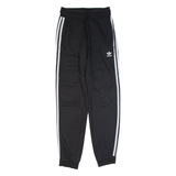 ADIDAS Mens Joggers Black Tapered S W24 L29
