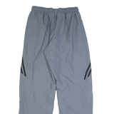 ADIDAS Mesh Lined Womens Track Pants Grey Straight UK 14 W26 L31