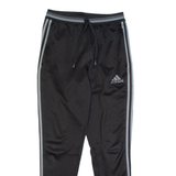 ADIDAS Mens Track Pants Black Tapered S W26 L29