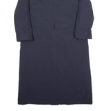 MICRO SETA Womens Trench Coat Blue UK 10