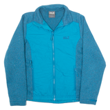 JACK WOLFSKIN Womens Fleece Jacket Blue S
