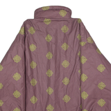 Mens Coat Maroon 80s Crazy Pattern M