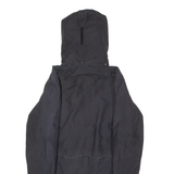 JACK WOLFSKIN Womens Parka Coat Black Hooded UK 10