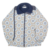 ONLINE Womens Jacket Blue 90s Geometric UK 14