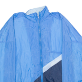 CATCH Mens Shell Jacket Blue 80s Colourblock XL