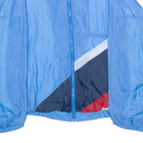 CATCH Mens Shell Jacket Blue 80s Colourblock XL