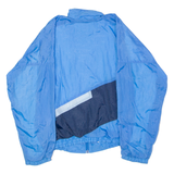 CATCH Mens Shell Jacket Blue 80s Colourblock XL