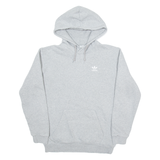 ADIDAS Mens Grey Hoodie S