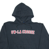 CHAMPION UW-LA Crosse Mens Black Hoodie L