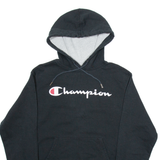 CHAMPION Mens Black Hoodie S