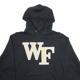 CHAMPION WF Mens Black Hoodie USA S
