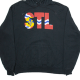 CHAMPION STL Mens Black Hoodie L