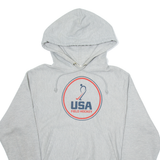 CHAMPION USA Field Hockey Mens Grey Hoodie USA S