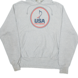 CHAMPION USA Field Hockey Mens Grey Hoodie USA S