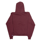CHAMPION Fox Walley Techical College Mens Maroon Hoodie USA S