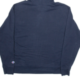 CHAMPION Mens Blue Hoodie L