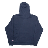 CHAMPION Mens Blue Hoodie L