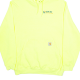 CARHARTT GEM INC Loose Fit Mens Yellow Hoodie L