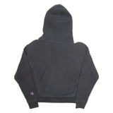 CHAMPION Womens Black Hoodie S