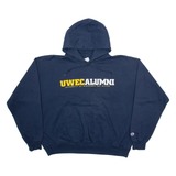 CHAMPION University Of Wisconsin Eau Claire Mens Blue Hoodie USA XL