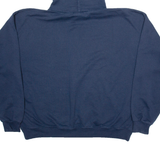 CHAMPION University Of Wisconsin Eau Claire Mens Blue Hoodie USA XL